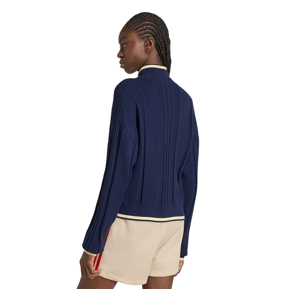 Adidas Knit Firebird Track Top Night Indigo