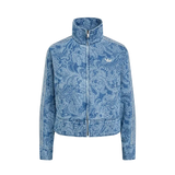 Adidas x Liberty London Firebird Denim Track Top Medium Vintage Light Denim