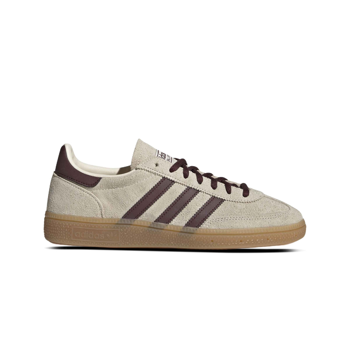 Adidas Mujer Handball Spezial Wonder White Aurora Ruby Gum – vista lateral