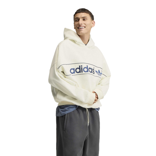 Hanorac Adidas NY Hoodie Off White – pe model