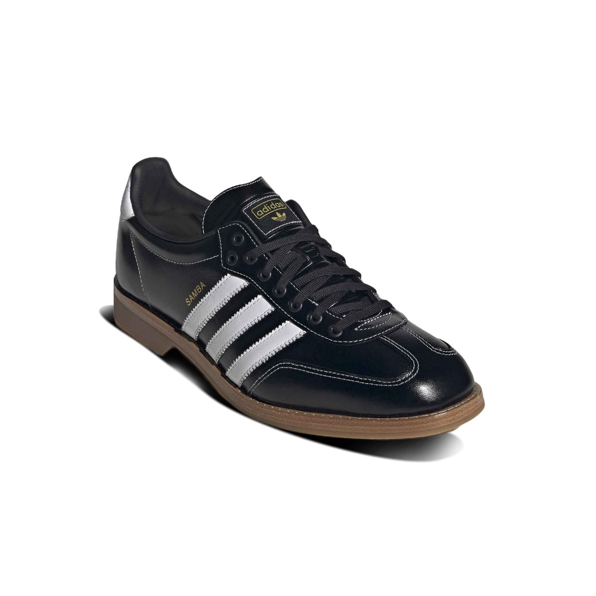 Adidas Samba Bowling Black White – vista delantera en ángulo