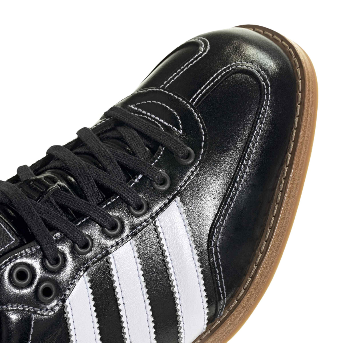 Adidas Samba Bowling Black White – detalle de la puntera