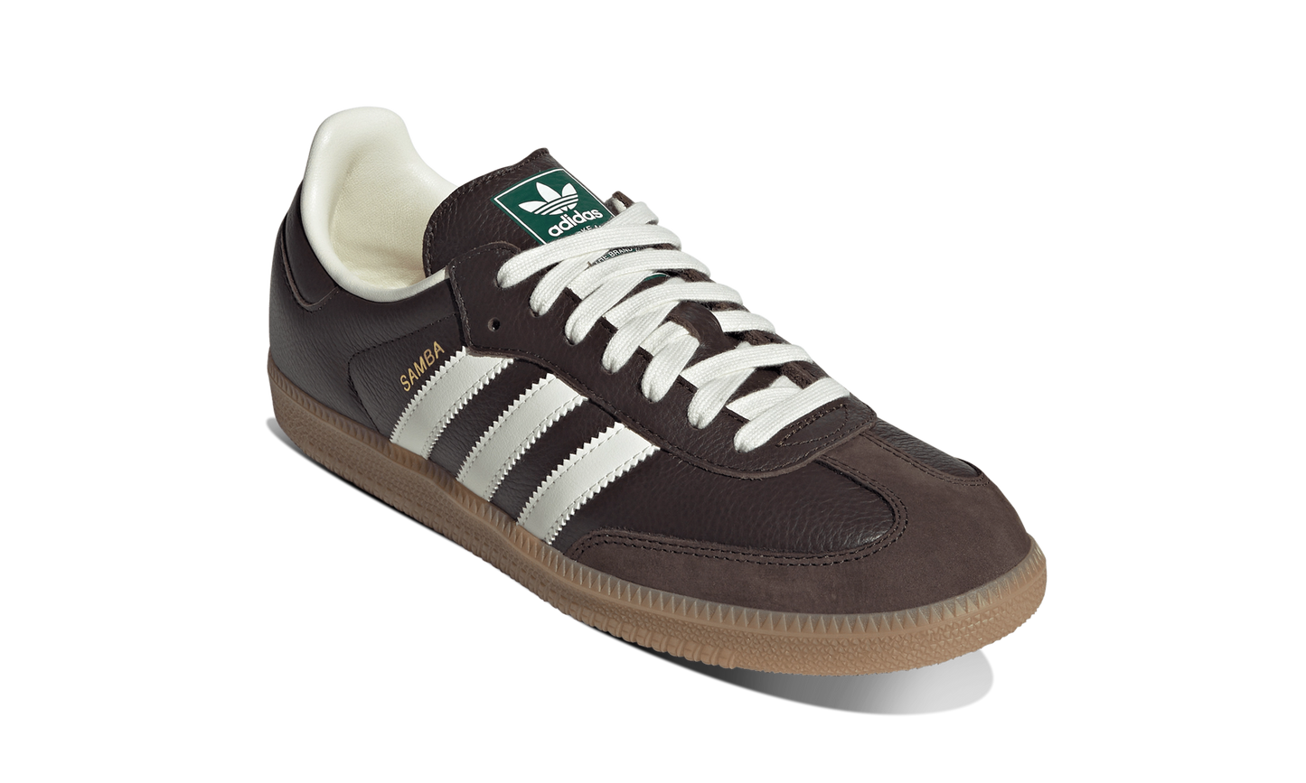 Adidas Samba OG Dark Brown Off White Gum