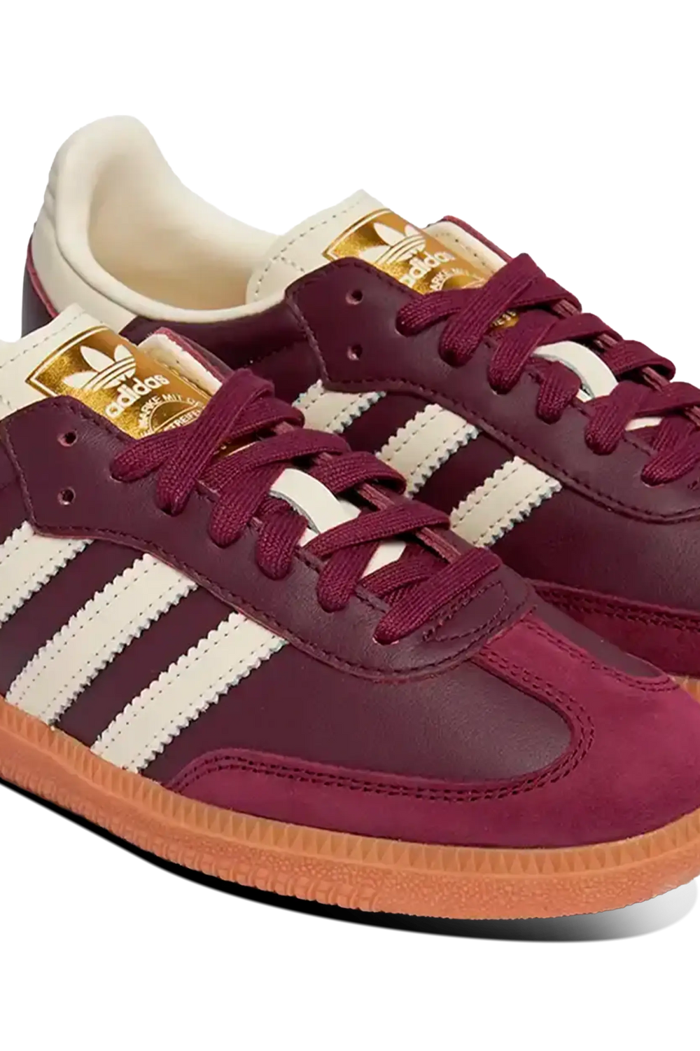 adidas gazelle silver green womens adidas Samba OG Maroon Gold Metallic main image 0