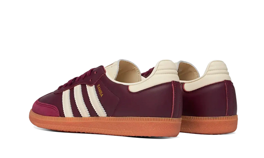 Adidas Samba OG Maroon Gold Metallic