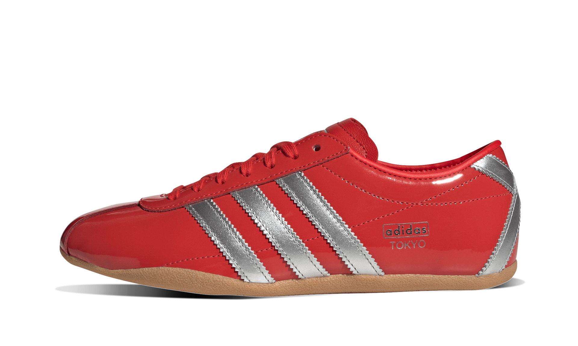 adidas gazelle silver green womens Adidas Tokyo Red Silver Gum – Newcop