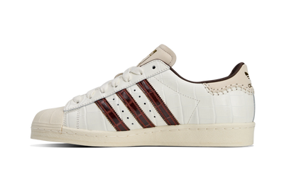 Adidas Superstar Wales Bonner White Brown Croc