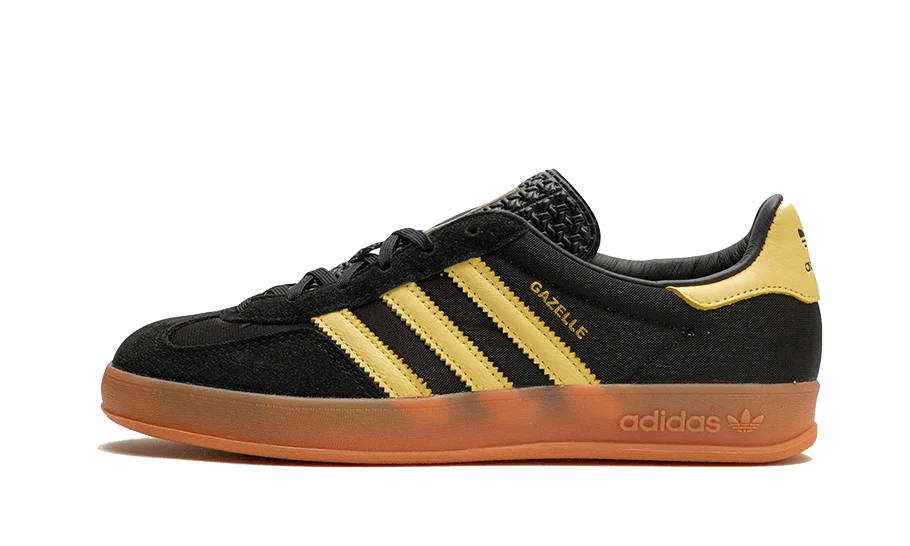 Adidas Gazelle Indoor Black Almost Yellow Gum