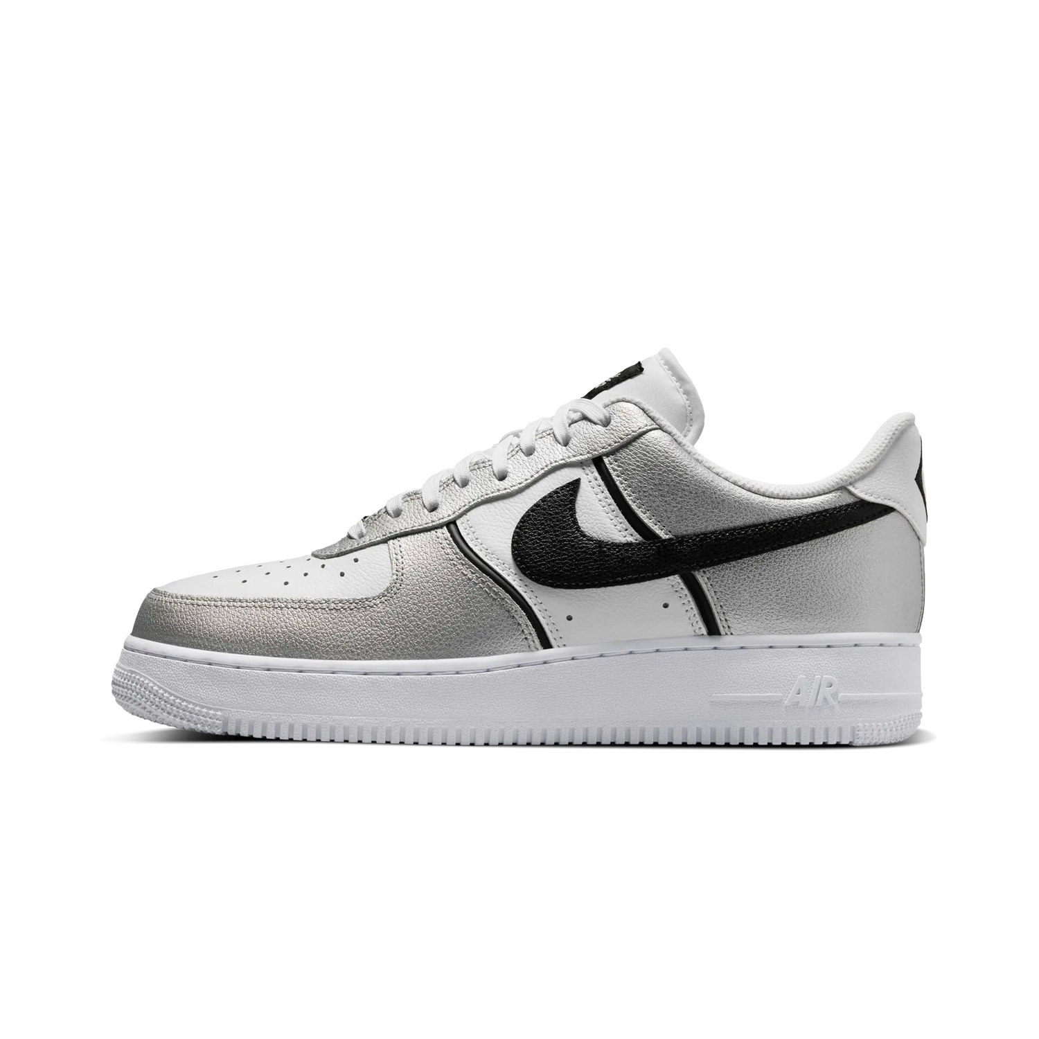 Nike Air Force 1 Low 07 LV8 Metallic Silver White Black