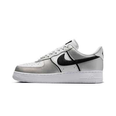 Nike Air Force 1 Low 07 LV8 Metallic Silver White Black