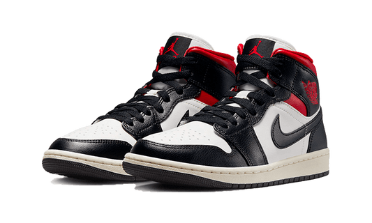 Air Jordan 1 Mid Black Gym Red