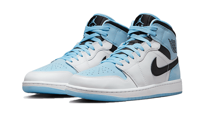 Air Jordan 1 Mid SE Ice Blue Black