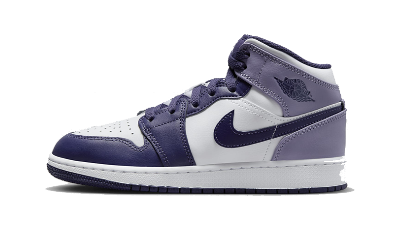 Jordan 1 Mid White Sky J Purple