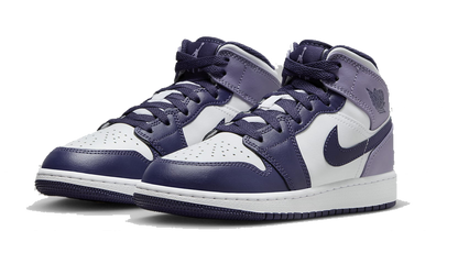 Jordan 1 Mid White Sky J Purple