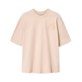 ALLSAINTS Insignia Short Sleeve Cotton T-Shirt Crystal Pink
