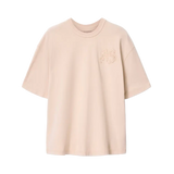 ALLSAINTS Insignia Short Sleeve Cotton T-Shirt Crystal Pink