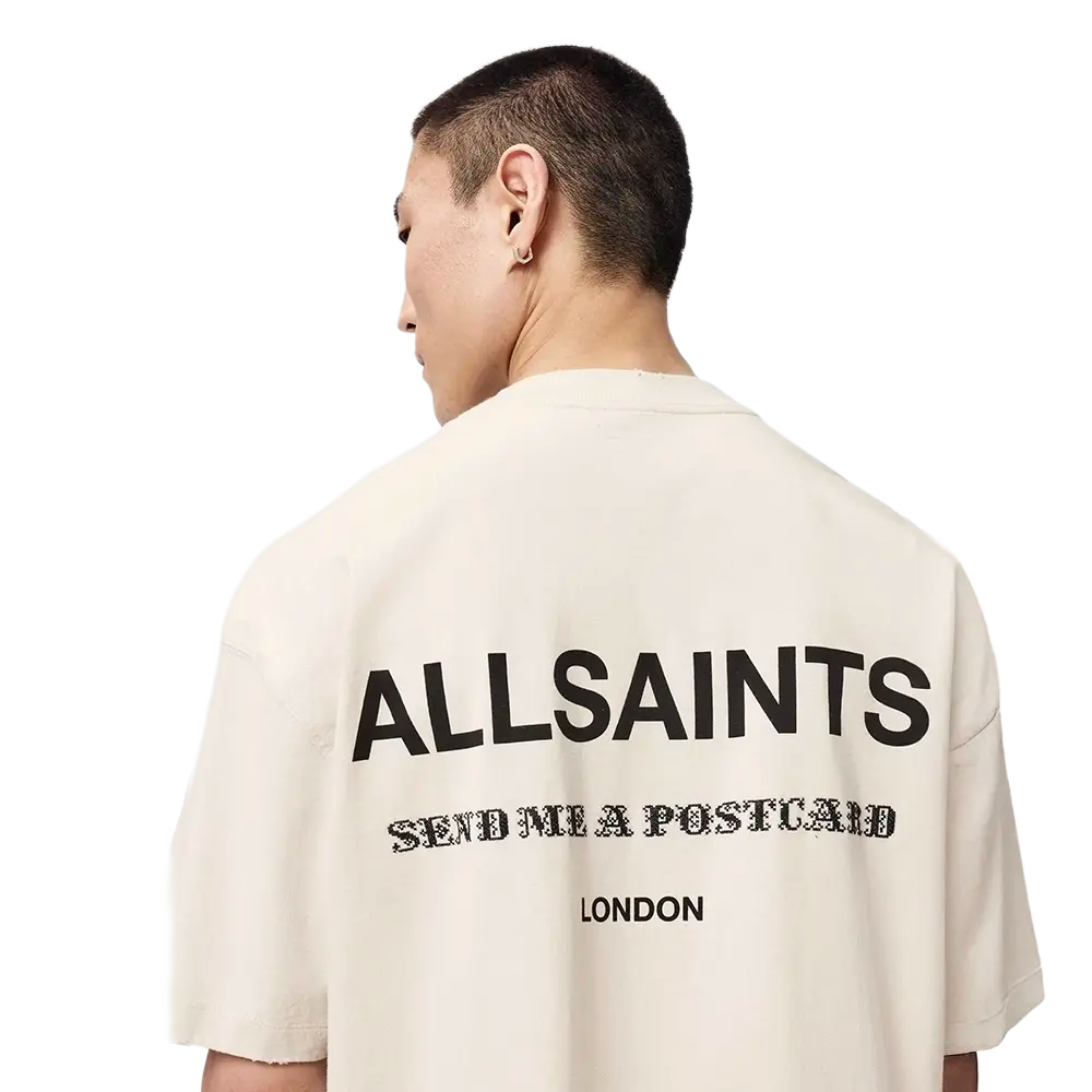 ALLSAINTS Dreamer Short Sleeve Oversized Graphic T-Shirt Dusk White