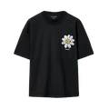 ALLSAINTS Petals Oversized Short Sleeve Graphic T-Shirt Washed Black