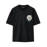 ALLSAINTS Petals Oversized Short Sleeve Graphic T-Shirt Washed Black