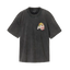 ALLSAINTS Roque Short Sleeve Oversized Crew Neck T-Shirt Washed Black