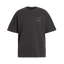 ALLSAINTS Redact Oversized Embroidered Logo T-Shirt Washed Black