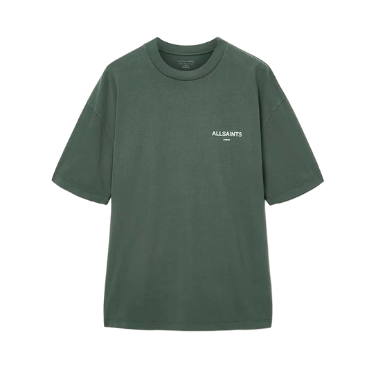 ALLSAINTS Halcyon Short Sleeve Crew T-Shirt Garnet Green