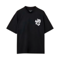ALLSAINTS Orlando Logo Print Oversized T-Shirt Jet Black