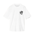 ALLSAINTS Orlando Logo Print Oversized T-Shirt Ashen White