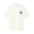 ALLSAINTS Petals Oversized Short Sleeve Graphic T-Shirt Chalk White
