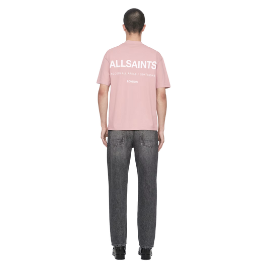 ALLSAINTS Backstage T-Shirt Woodrose Pink - vista trasera