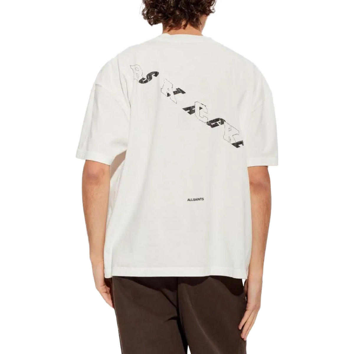 Camiseta ALLSAINTS Upstaged T-Shirt Chalk White – foto 2