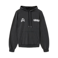 ALLSAINTS Chromium Hoodie Washed Black