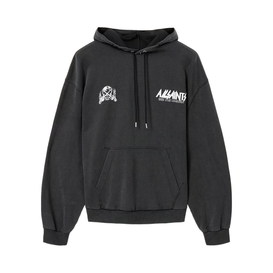 ALLSAINTS Chromium Hoodie Washed Black