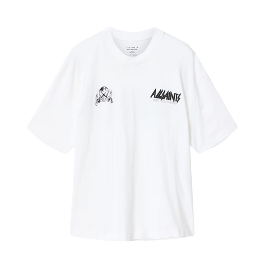 ALLSAINTS Chromium T-Shirt Ashen White