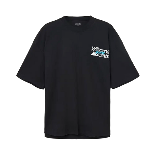 Williams X AllSaints Pole Crew Neck T-Shirt Washed Black
