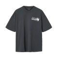Williams X AllSaints Burnout Crew Neck T-Shirt Washed Black