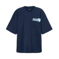 Williams X AllSaints Burnout Crew Neck T-Shirt Williams Blue