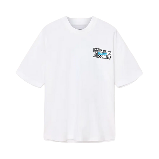 Williams X AllSaints Pole Crew Neck T-Shirt Ashen White