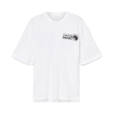 Williams X AllSaints Burnout Crew Neck T-Shirt Ashen White
