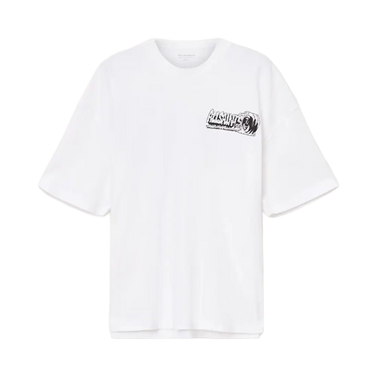 Williams X AllSaints Burnout Crew Neck T-Shirt Ashen White