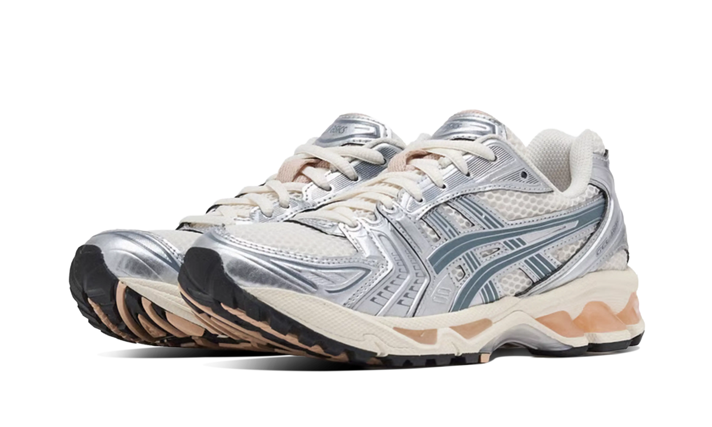 ASICS Gel-Kayano 14 Birch Pure Silver Teal Gold