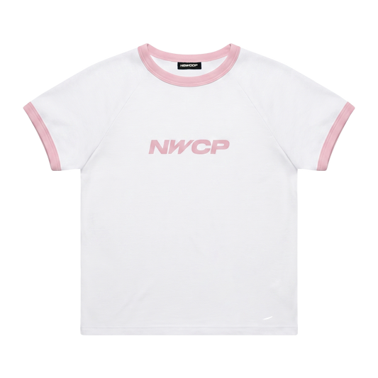 NWCP White & Pink Baby Tee