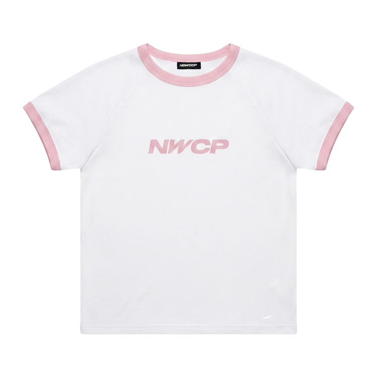 NWCP White & Pink Baby Tee