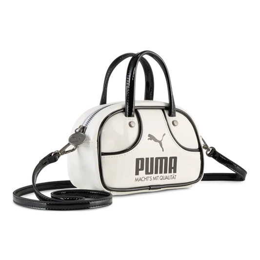 PUMA 1976 Micro 1L Grip Bag White Black