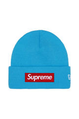 Supreme New Era Box Logo Beanie Blue (FW25) – Newcop
