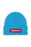 Supreme New Era Box Logo Beanie Blue (FW25)