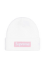 Supreme New Era Box Logo Beanie White (FW25)