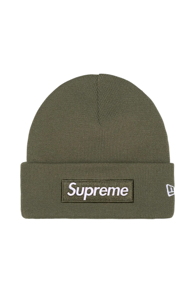 Supreme New Era Box Logo Beanie Kaki (FW25)