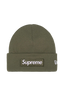 Supreme New Era Box Logo Beanie Kaki (FW25)
