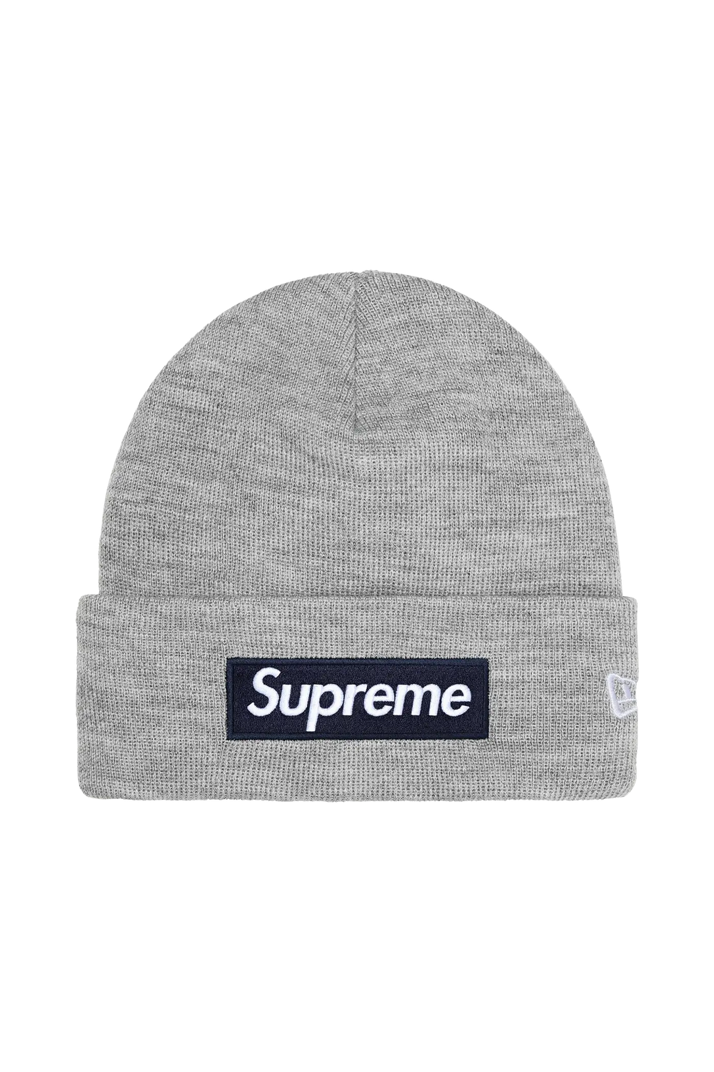Supreme New Era Box Logo Beanie Gray (FW25) – Newcop Supreme New Era Box Logo Beanie Gray (FW25) – Newcop